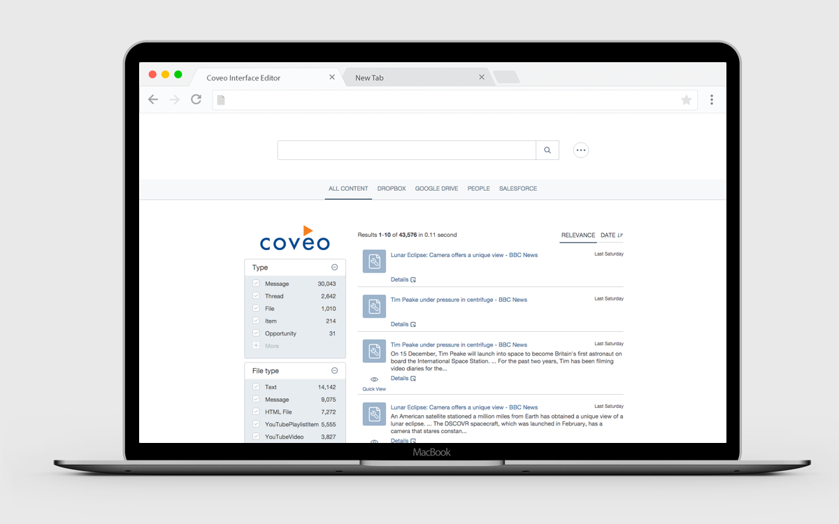 Coveo Interface Editor 01