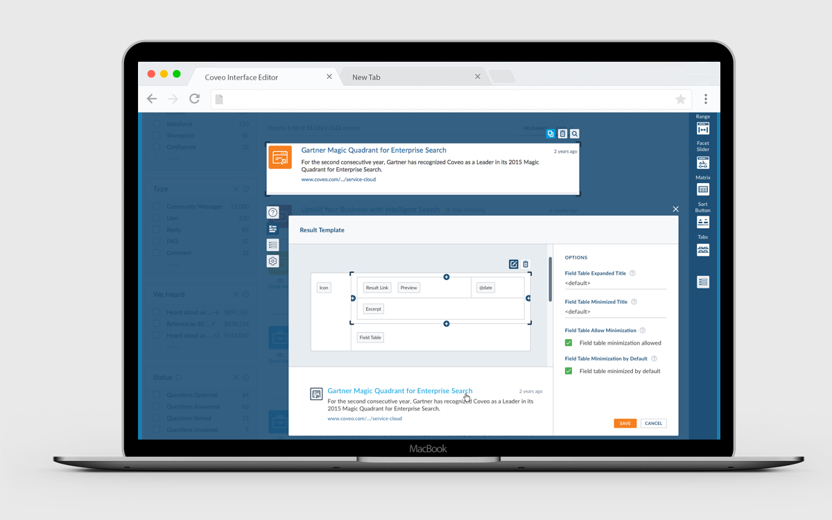 Coveo Interface Editor 06