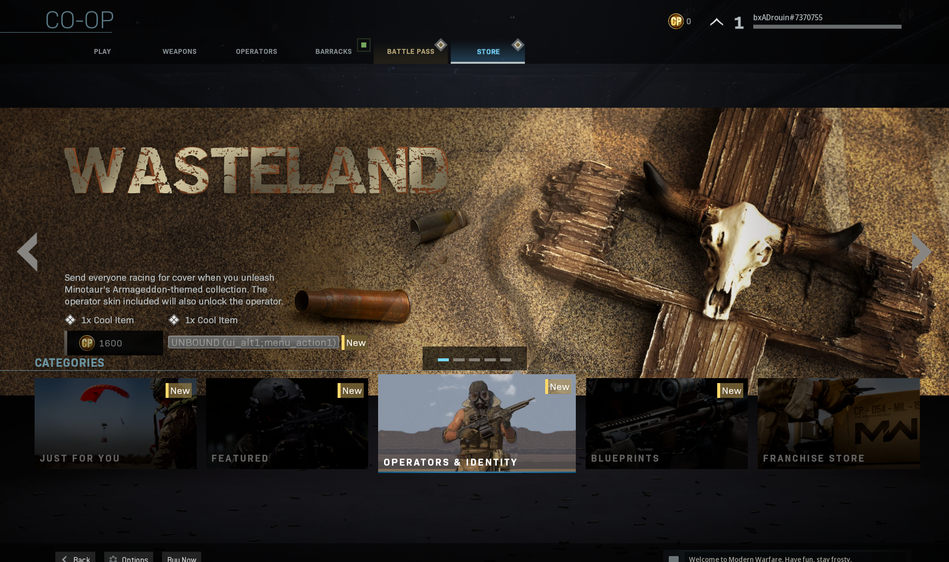 Modern Warfare: Store – Billboard Art Concept / Modern Warfare, 2019