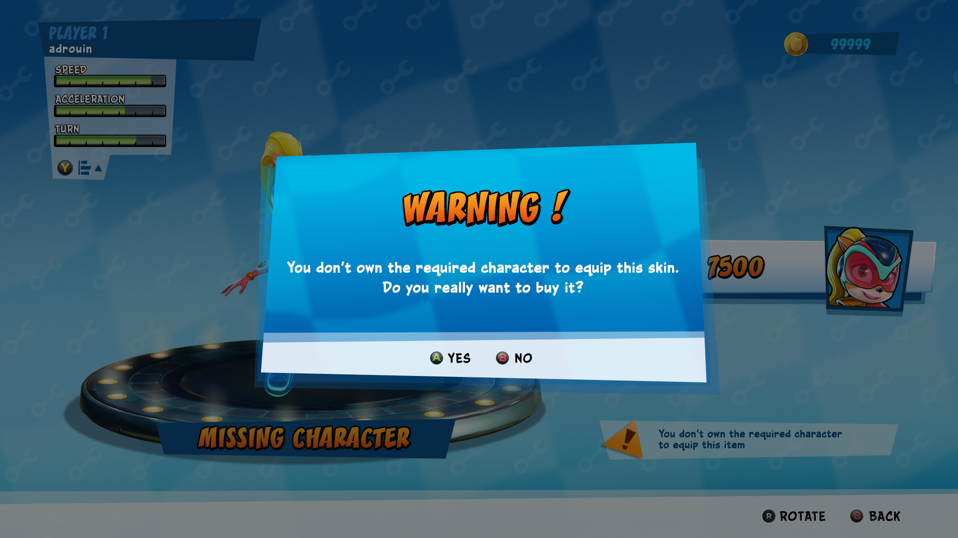 Crash Team Racing: Nitro Fueled Confirmation Pop-Ups – Pit Stop